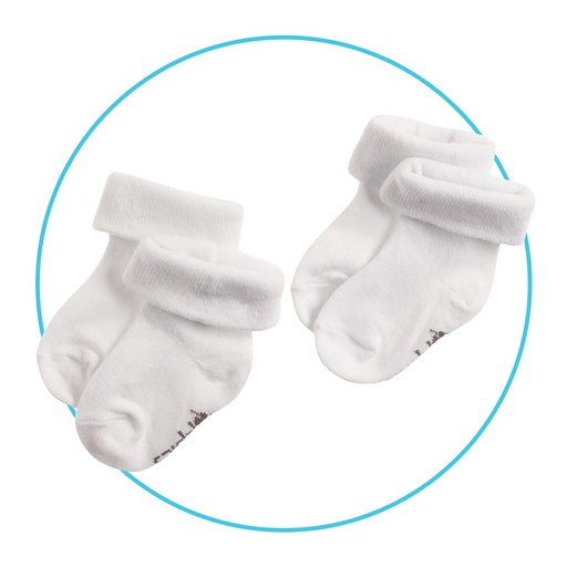 Socks (2 pairs) Beef white 