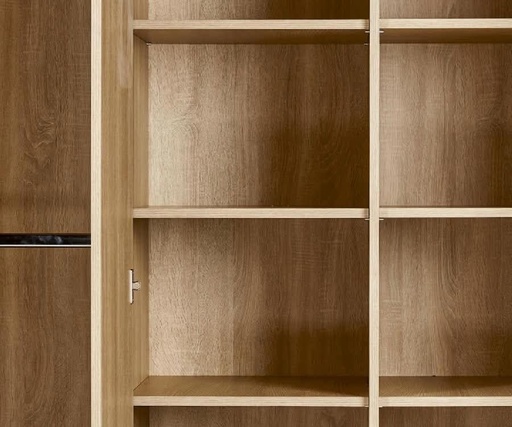 Wardrobe 3 shelves Tsugi honey ash 