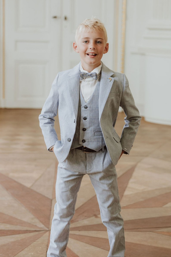 Broek uit kostuum Harco blue 