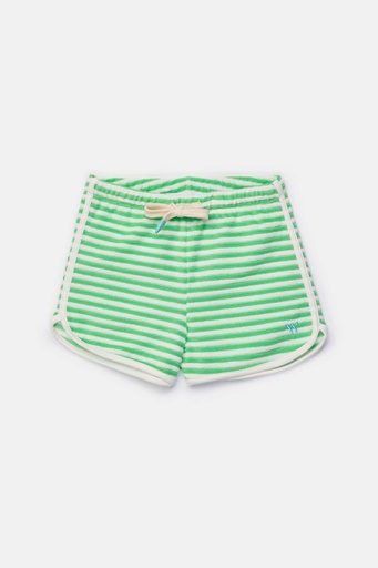 Strandshort groene streep 