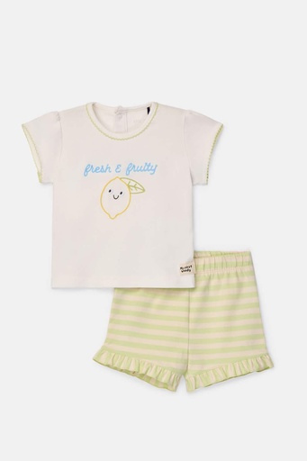 Pyjama gebroken wit 