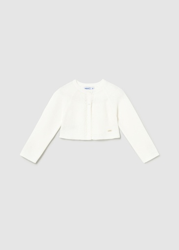 Tricot cardigan natural 