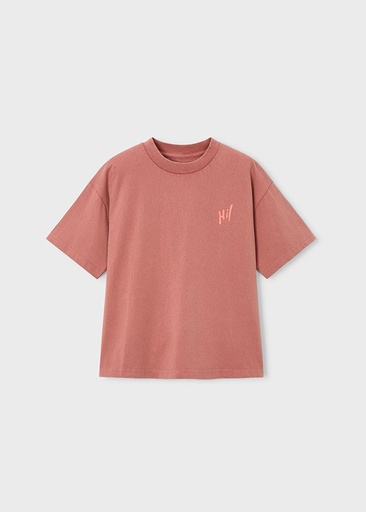 T-shirt korte mouwen fluorescerend red 