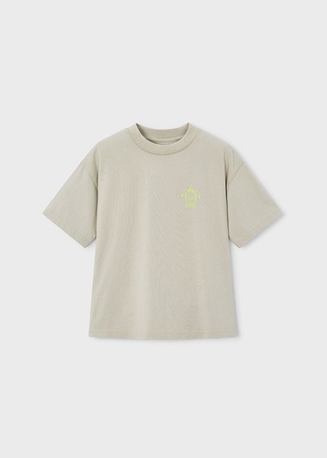 T-shirt korte mouwen fluorescerend olive 