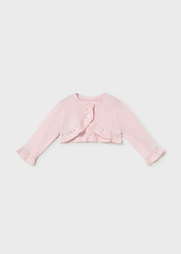 Cardigan bolero gebreid baby rose 