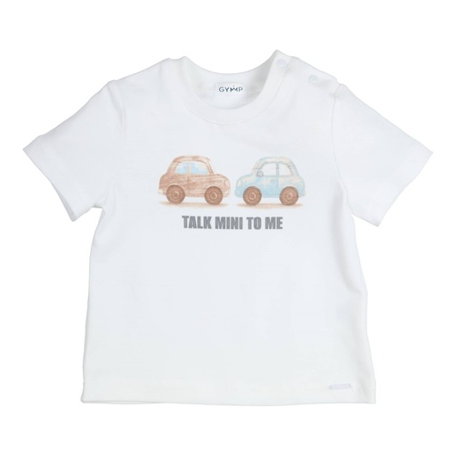 T-shirt aerobic talk mini to me white 