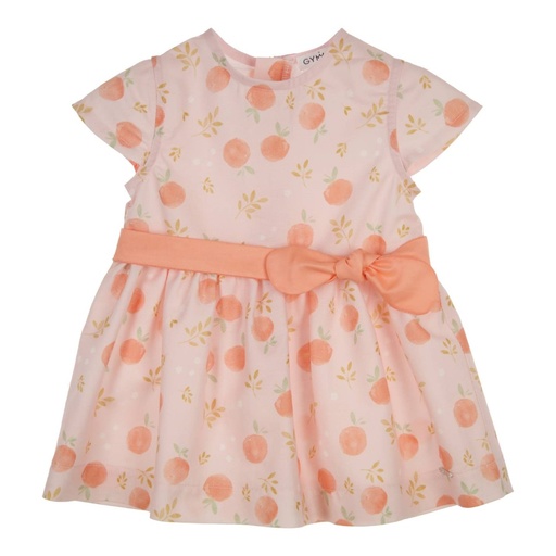 Jurk pepita Old Rose - Orange 