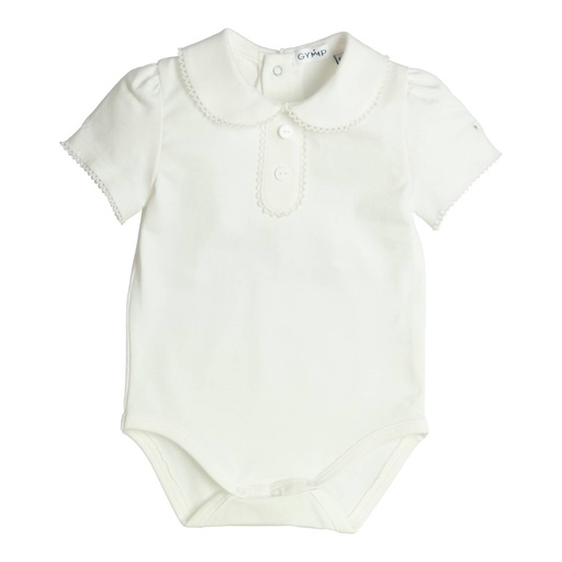 Kruippakje aerobic kraag off white 