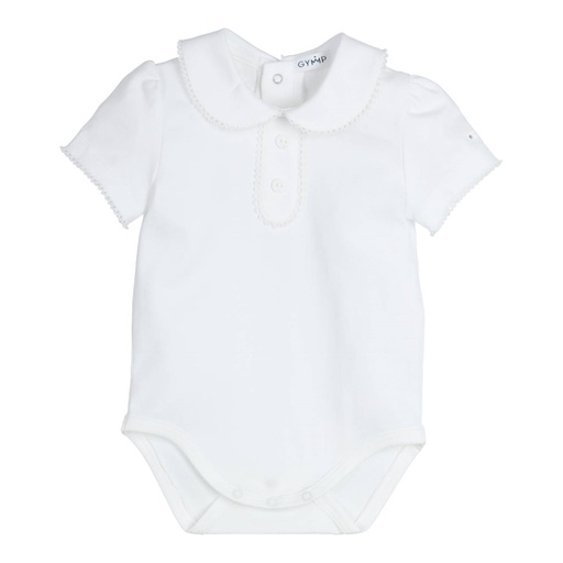 Combinaison crawler collier aérobic blanc
