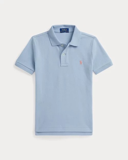 Polo iconisch - katoenen mesh (2j-7j) Estate Blue 