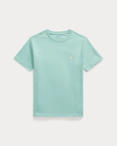 T-shirt met ronde hals - katoenen jersey (8j-16j) Celadon 