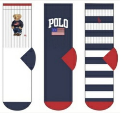 Sokken Amerika (3 stuks) Multi 