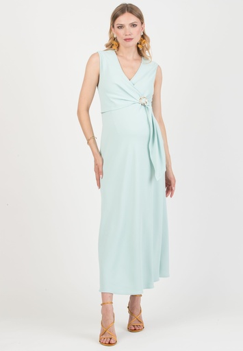 Zwangerschaps- en voedingsjurk Clarissa light blue 
