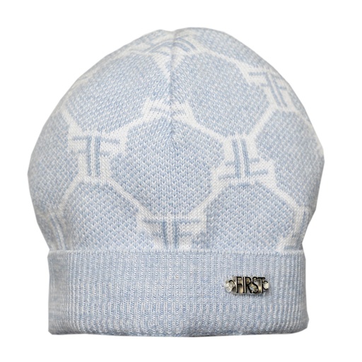 Hat knitted Signature Azzuro 