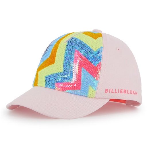 Casquette twill paillettes funstyle rose 52