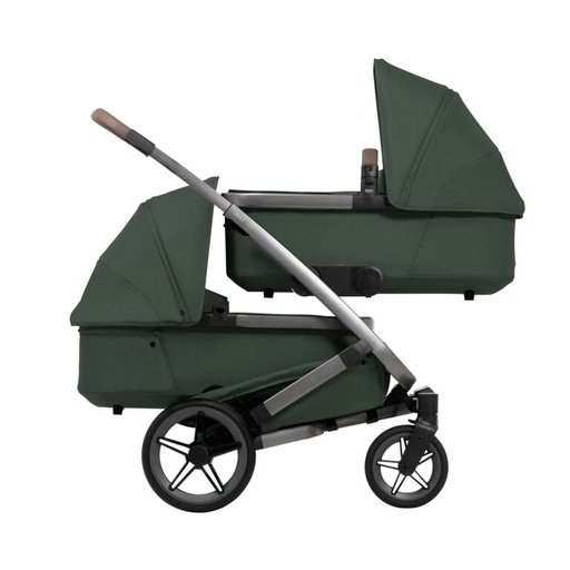 Kinderwagen geo5 twin set forest green 