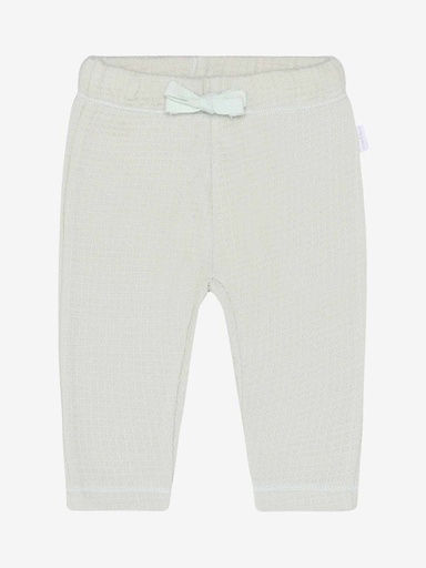 Broek regular fit katoen wafelstructuur  