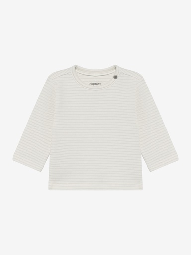 T-shirt manches longues rayures côtelées confort  