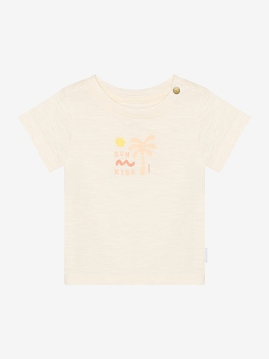T-shirt à manches courtes, imprimé fun slub  