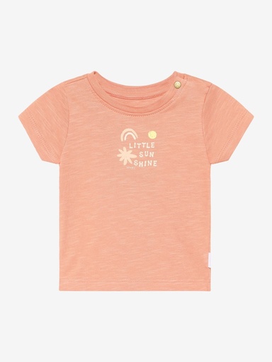 T-shirt à manches courtes, imprimé fun slub  