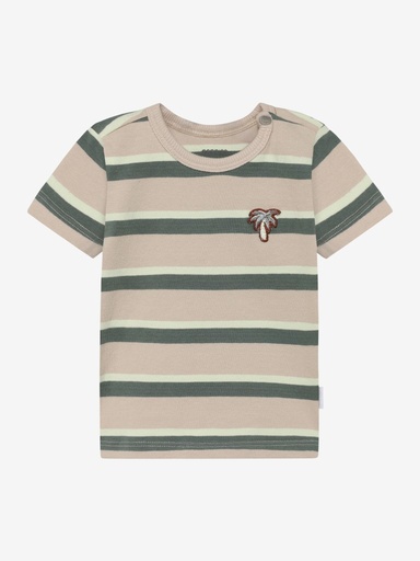 T-shirt short-sleeved stripe jersey summerfit  