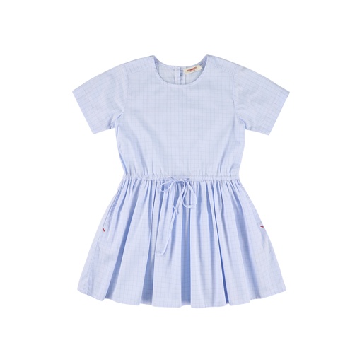 Jurk mali t cot check - katoen sky 