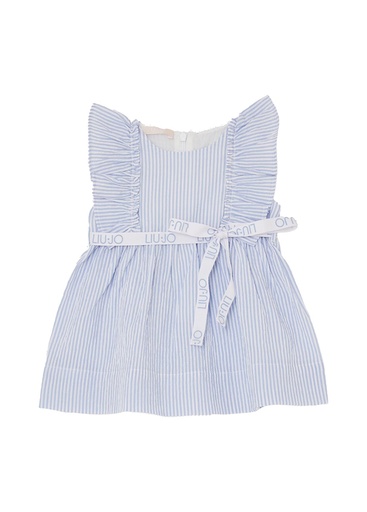 Jurk seersucker Blue Bell Stripe 
