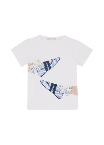 T-shirt White/Shoes 