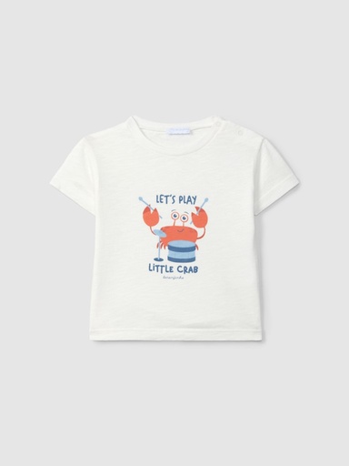 T-shirt lets play little crab Off-White 