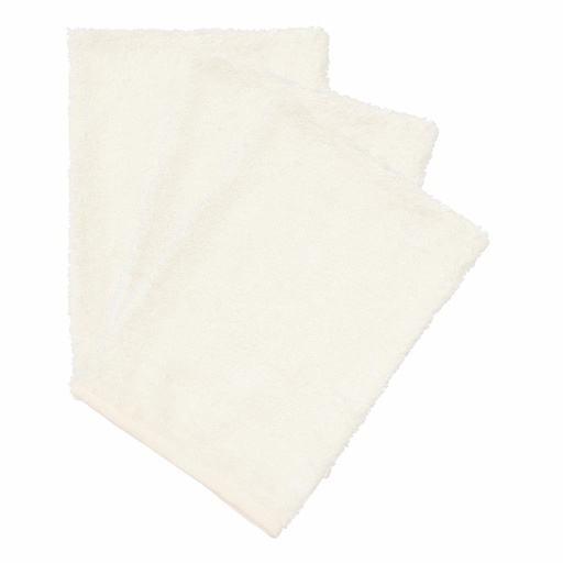 Washcloths (3 pieces) daisy white 