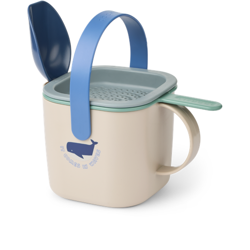 Sand set Roald Shark / Dove Blue ONE SIZE