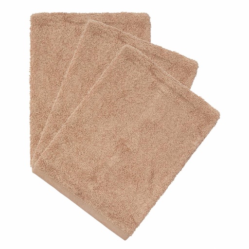 Washcloths (3 pieces) savannah sand 