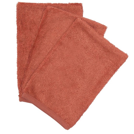 Washandjes (3 stuks) apricot blush