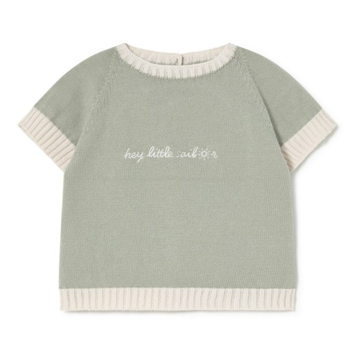 Jumper Alvie - 100% cotton - seamless Cream-Apple 