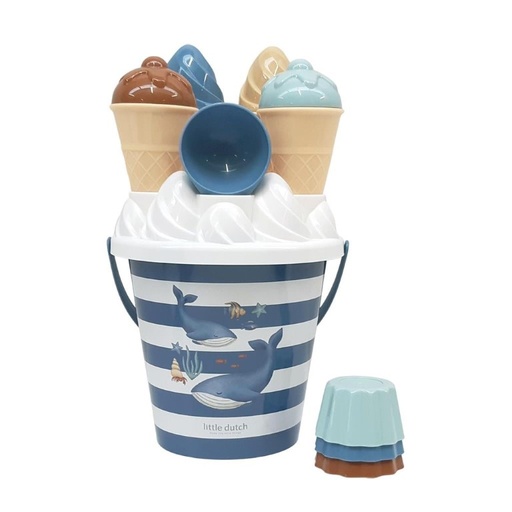Ice cream bucket set 14-piece Ocean World 