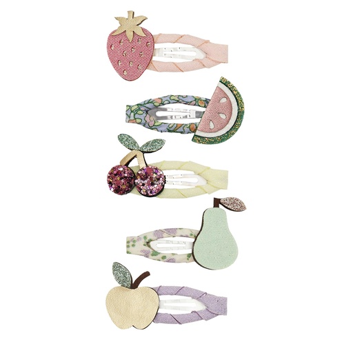 Hair clip mini clic clacs (5 pieces) Fruitsalade 