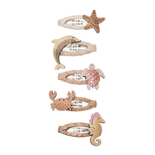 Hair clip mini clic clacs (5 pieces) Oceaan 