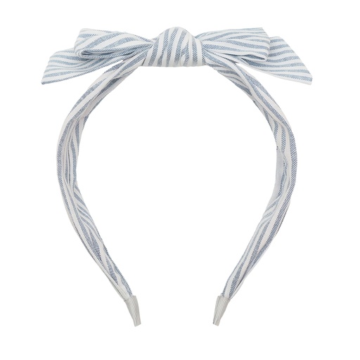 Diadeem met strik Gestreept 