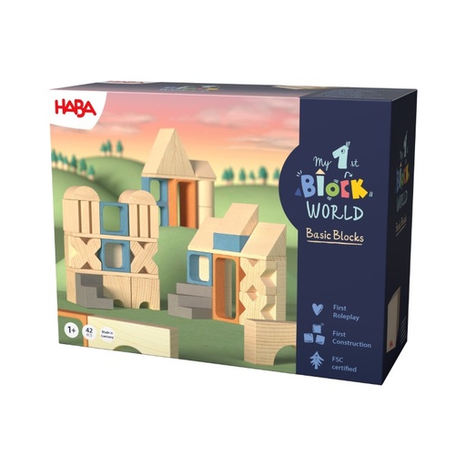 My 1st block world - xl bouwstenenset (42 delen)  