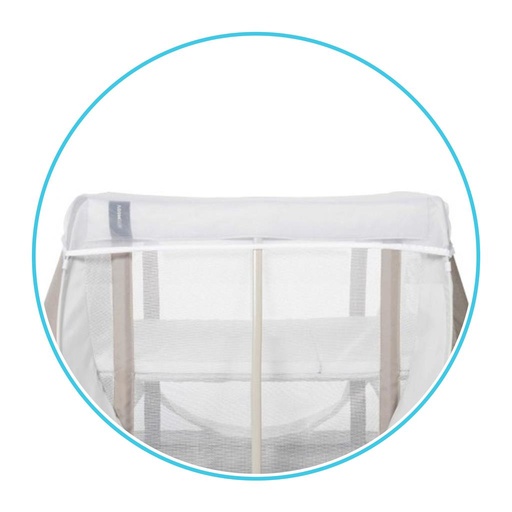 Mosquito net for travel bed