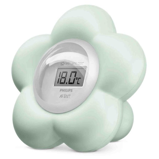 Thermomètre digital pour le bain (fleur) menthe