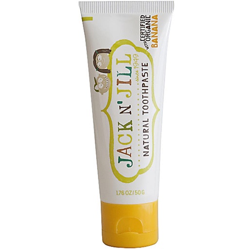 Toothpaste natural and organic banana 