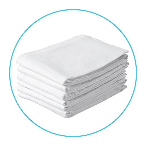 Chiffons Tetrad (coton, 70x70cm, 6pcs) wit 