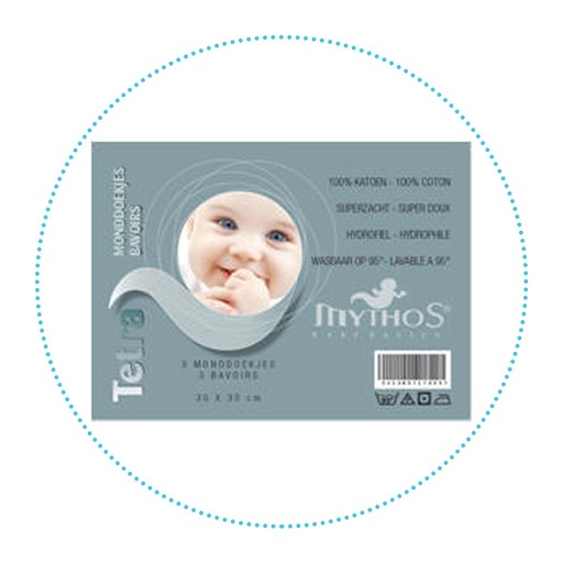 Tetra monddoekjes set 3 st. wit 