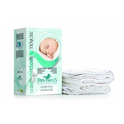 Deken Wash Cotton Tencel 100x135 wit 