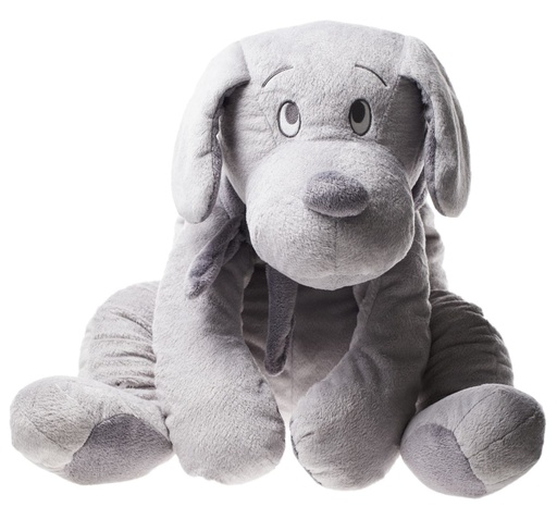 Knuffel 75 cm hond Fifi lichtgrijs 