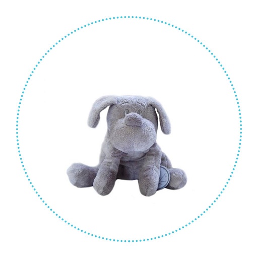 Knuffel 20 cm hond Fifi lichtblauw 