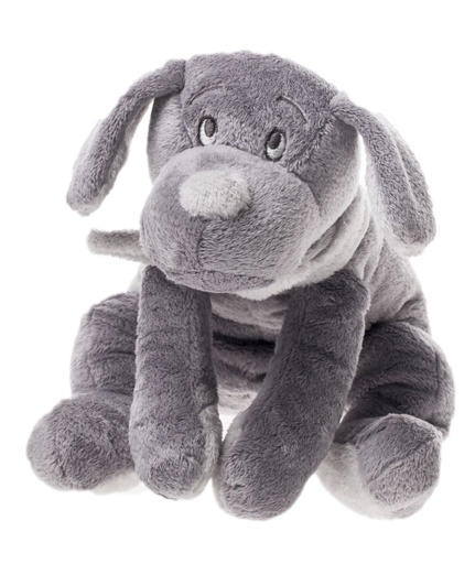 Soft toy 30cm dog Fifi donkergrijs 