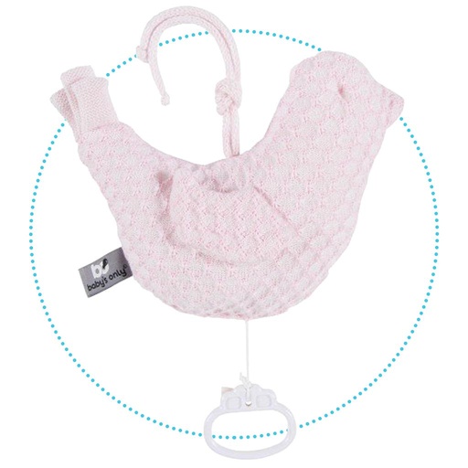*Muziekdoos vogel sun classic roze - baby roze