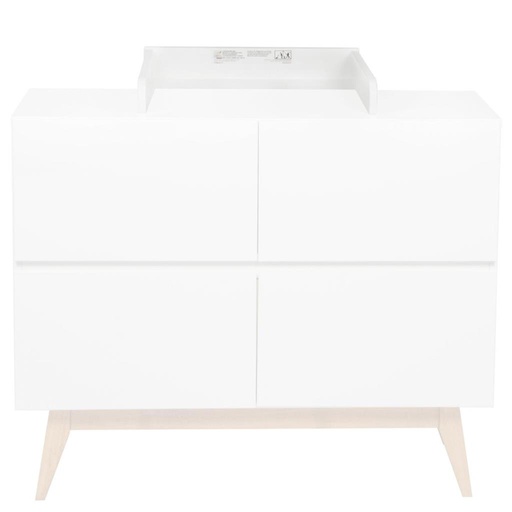 Extension dresser trendy white 